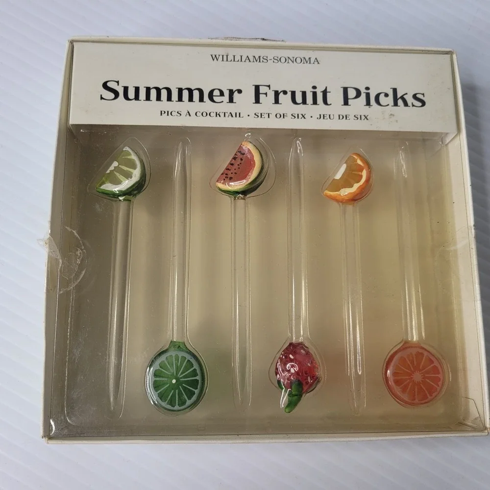 Citrus Summer Entertaining Decor Williams Sonoma Cocktail Picks Lime Lemon Party